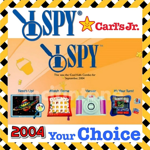 2/$20 I Spy game Scholastic made for Carl's Jr. Cool Kids 2004 - Picture 2 of 5